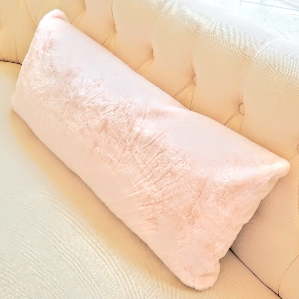 NWT 2 LUMBAR PILLOWS INSERT+COVER MACHINE WASHABLE